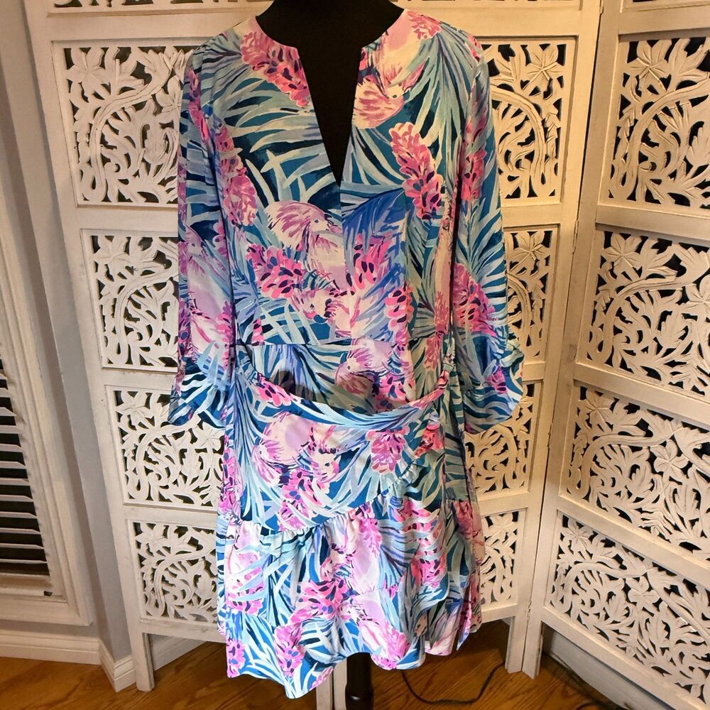 Lilly Pulitzer Dress size Xl Excellent condition Floral - Picture 5 of 5